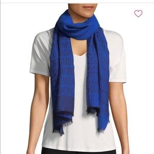 Moschino Graphic Wool Scarf